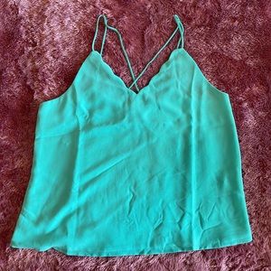 Turquoise blouse